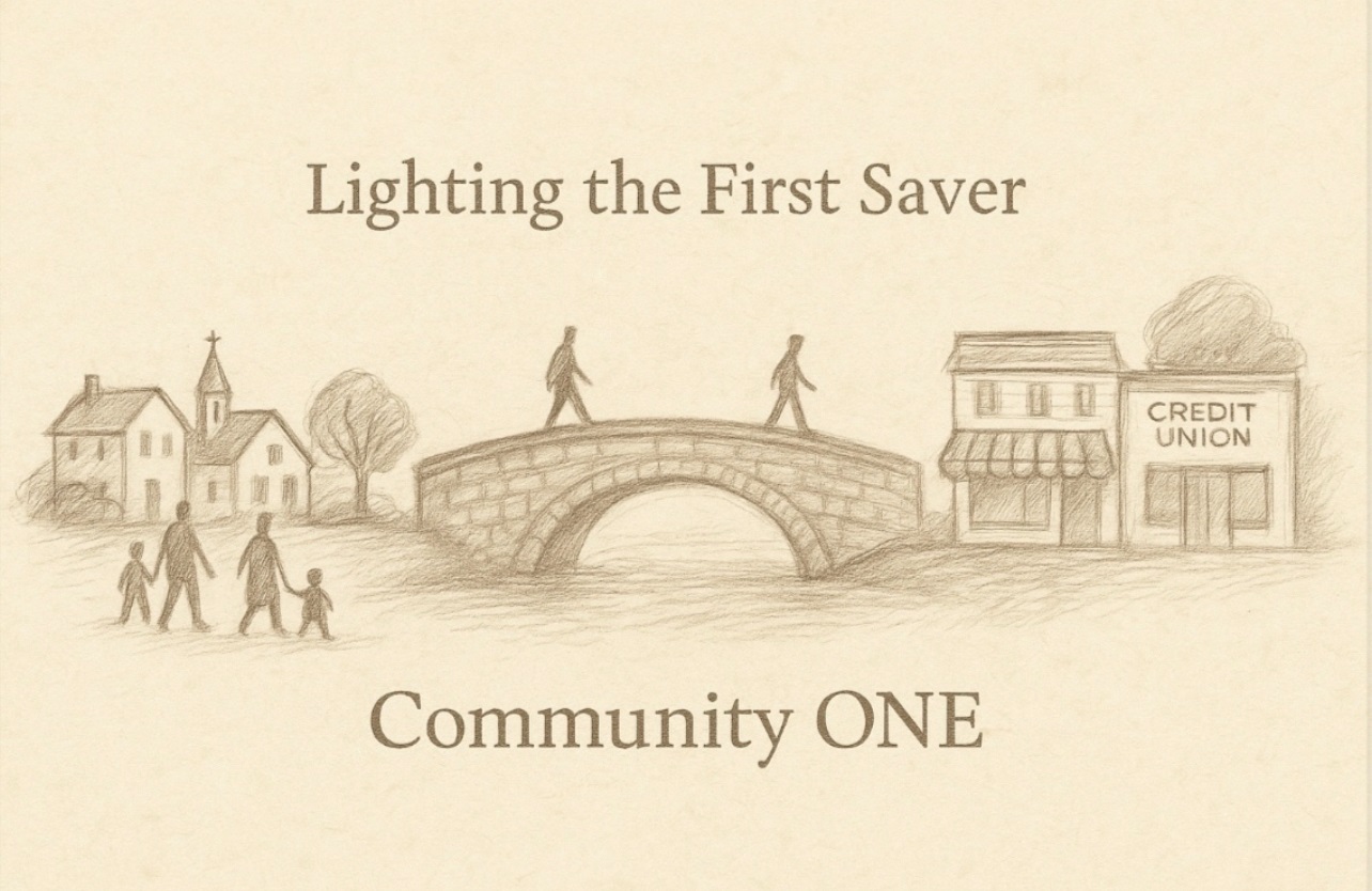 Community One bridge drawing
